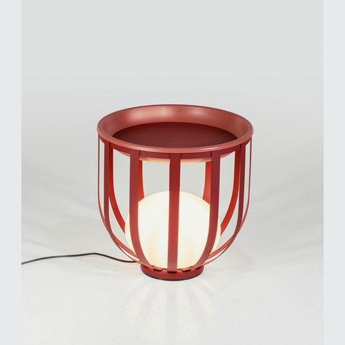 Oxide Red Bols Outdoor Floor Lamp