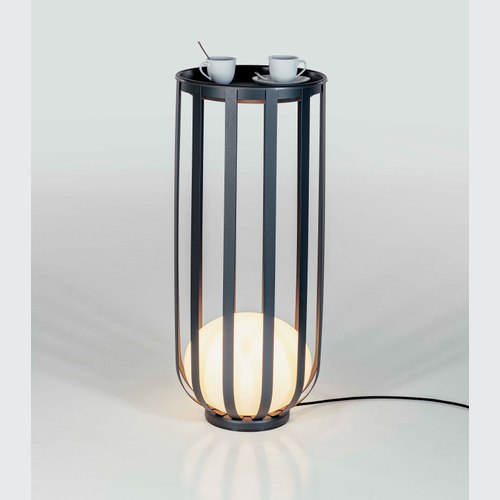 Black Anthracite Bols Tall Outdoor Floor Lamp