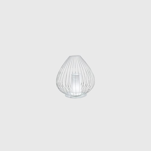 Glossy White Cell Floor Lamp