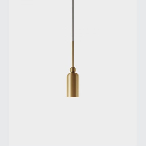Natural Brass Madame Pendant Light