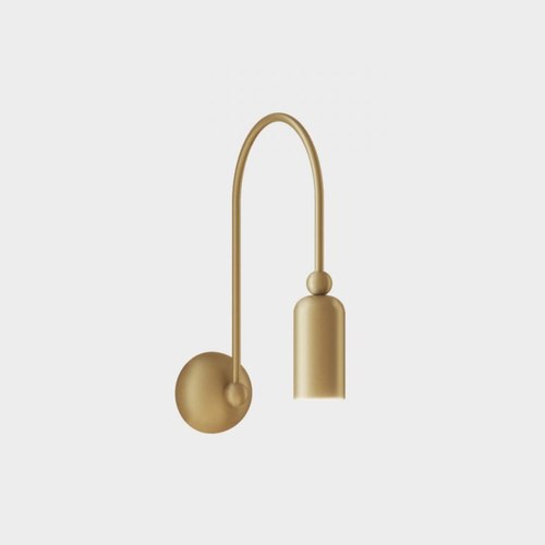 Natural Brass Madame Wall Light