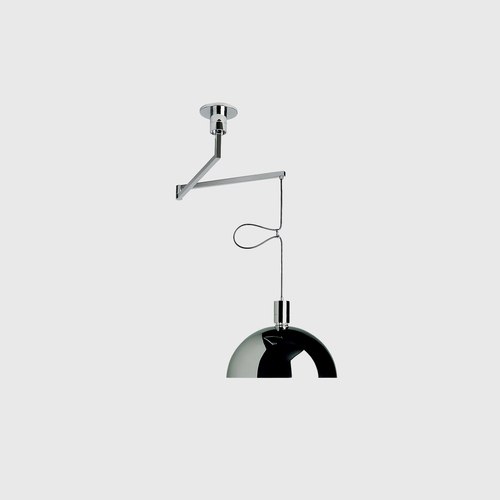 Chrome Albini AM/AS Arm Pendant Light