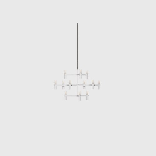Polished Aluminium Crown Minor Pendant Light