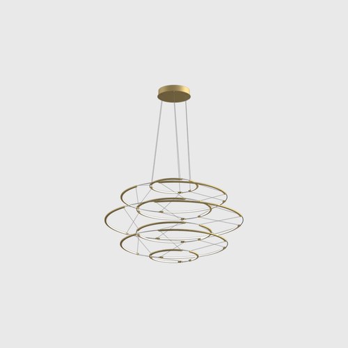 Antique Brass Drop 7 Pendant Light