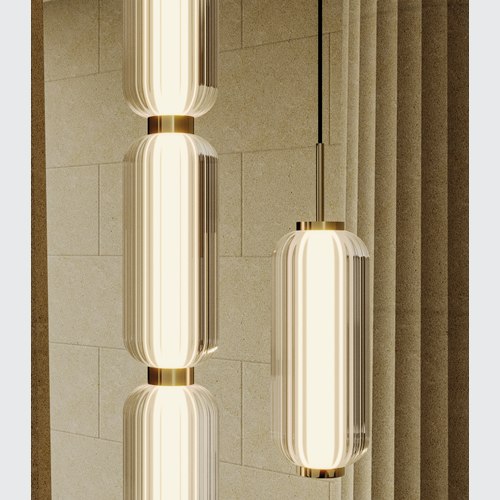 Matte Brass Elma 3lt Pendant Light