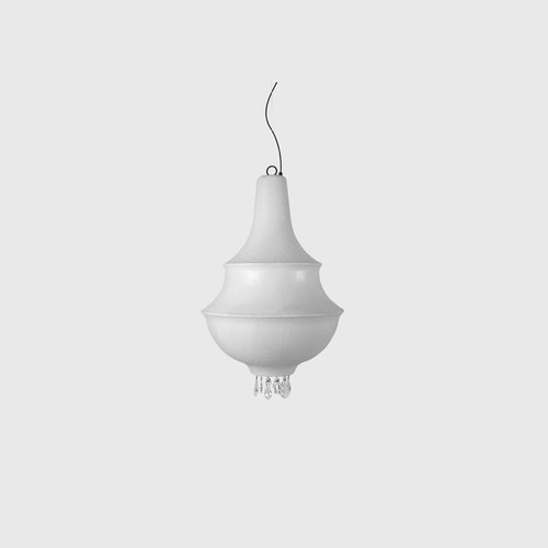 Matte White Lady D Pendant Light