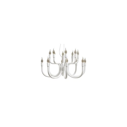 White Snoob Chandelier
