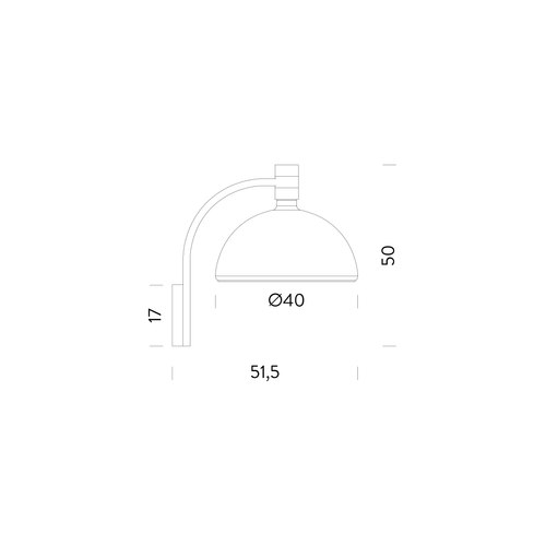 Black / White Albini AM/AS Wall Light