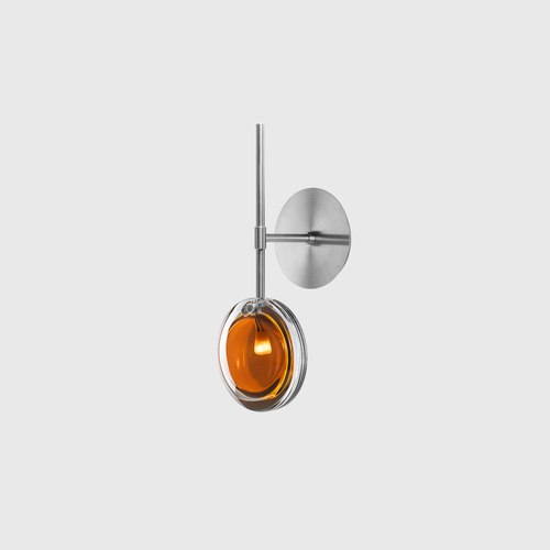 Amber Lens Wall Light
