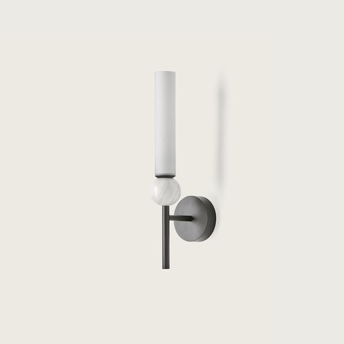 Matte Black / Black Delie Wall Light