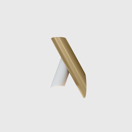 White/Light Gold Tubes Wall Light