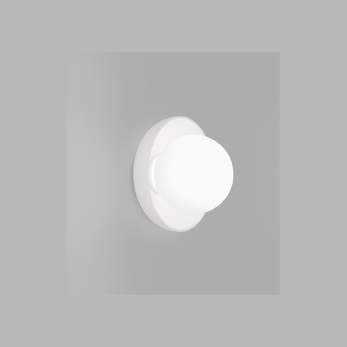 White Orb Artisan Wall Light