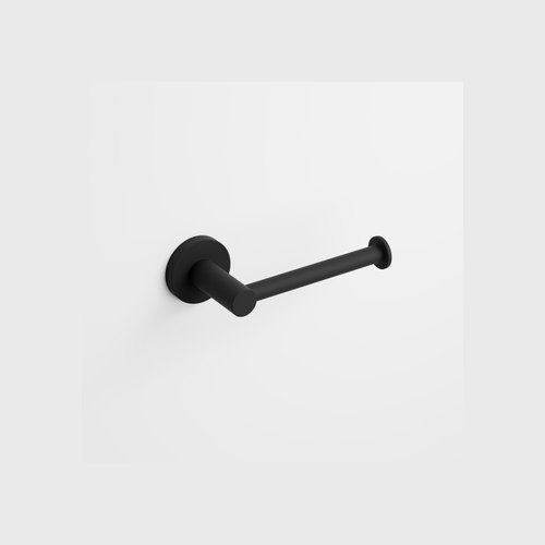 Matte Black Nature Toilet Roll Holder