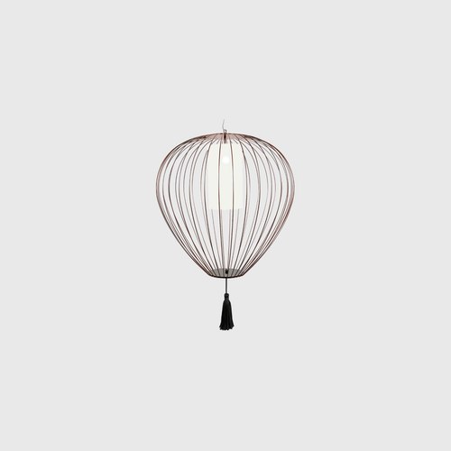 Glossy Bronze Cell Pendant Light