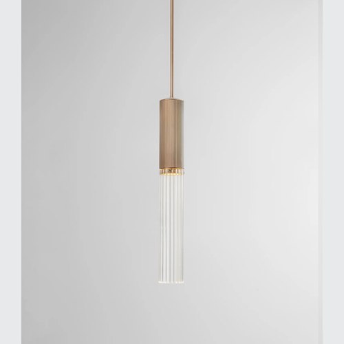 Antique Brass  Flume Pendant Light
