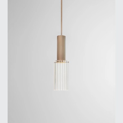 Antique Brass  Flume Large Pendant Light