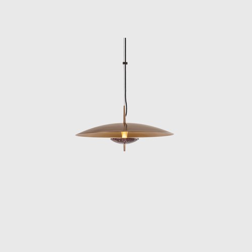 Red Marble Luna Pendant Light