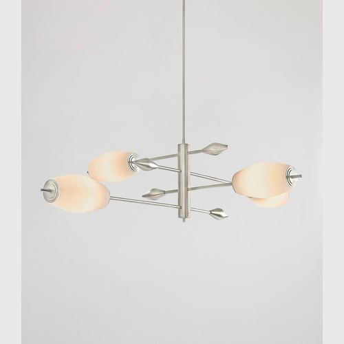 Satin Nickel Supernova 4lt Pendant Light