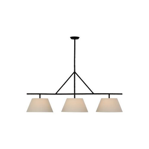 Aged Iron Visual Comfort Suzanne Kasler Collette Large Linear Pendant