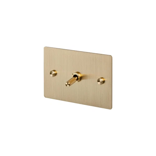 Brass 1 Gang Toggle Switch