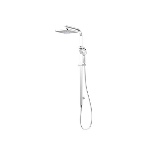 Chrome Waipori MK2 Satinjet Rail Shower With Overhead