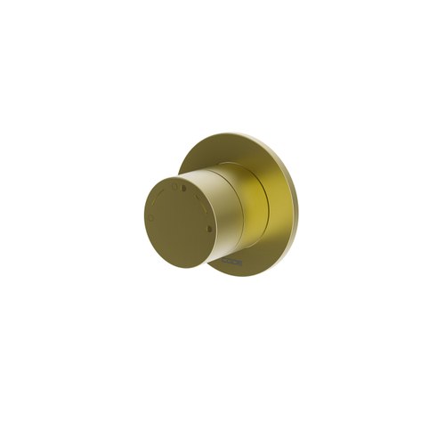 Brushed Brass Nature Shower Diverter Mixer - 7 Colours
