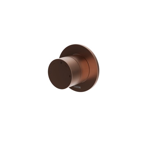 Brushed Copper Nature Shower Diverter Mixer - 7 Colours