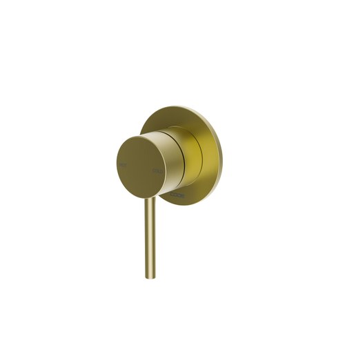 Brushed Brass Nature Shower Mixer - 7 Colours