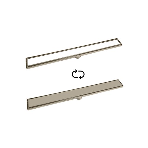 Stainless Steel Code Versa 700 Tiled Shower Channel Waste Range