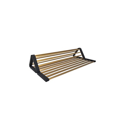 Brushed Brass Code Aspen Fold Mat Dish Drying Rack