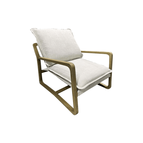 Linen Acer Lounge Chair