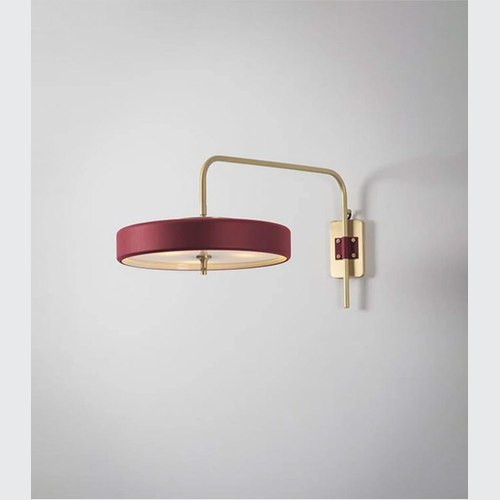 Oxblood Revolve Wall Light