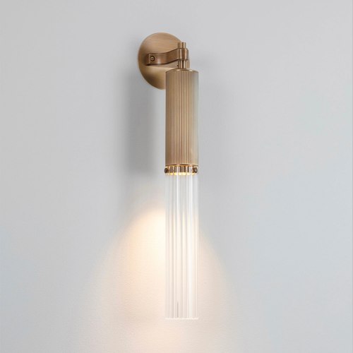 Antique Brass  Flume Wall Light