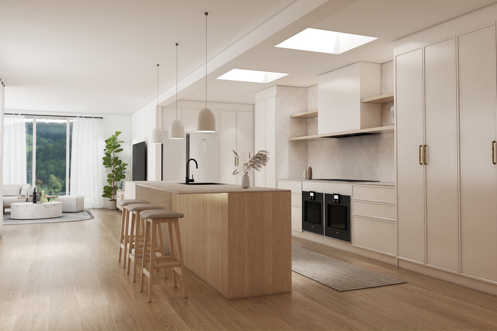 Scandinavian Designed Kitchen by Superior Renovations Design Department